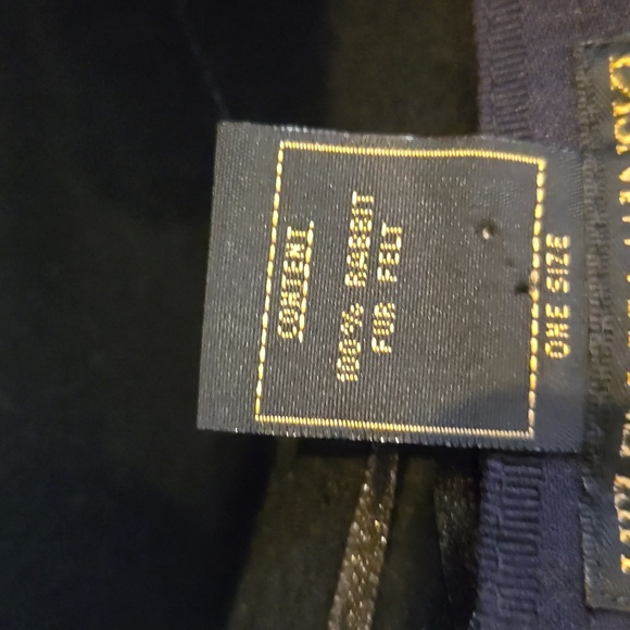 Helen Kaminski Australia Classic & Unique 100% Rabbit Fur Black Felt Hat - Picture 8 of 9